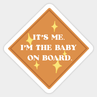 Baby on Board Sticker